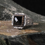 Black Zircon Ring (6.75)