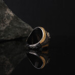 Onyx Gemstone Ring (7.25)