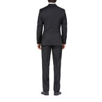 Striped Slim Fit 2-Piece Wool Suit // Charcoal (38R)