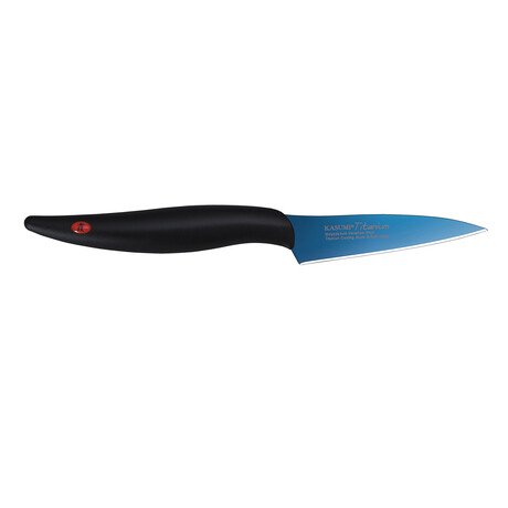 Kasumi Titanium // 3" Pairing Knife // Blue