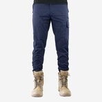 Lightweight Cuffed Pants // Navy (38WX30L)