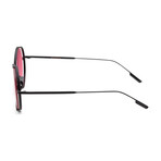 Verso // Men's Alpha IS1004-E Sunglasses // Black + Light Red