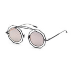 Verso // Men's Omega IS1015-C Sunglasses // Black + Smoke Rose