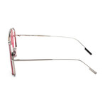 Verso // Men's Blaze IS1002-E Sunglasses // Silver + Light Red