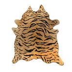 Natural Togo Cowhide Rug // 5' X 7' (Leopard)