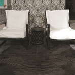 Natural Togo Cowhide Rug // 6' X 7' (Leopard)