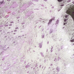 Natural Scotland Cowhide Rug // 6' X 7' (Black + Gold)