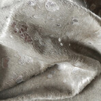 Natural Scotland Cowhide Rug // 5' X 7' (Black + Gold)