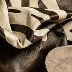 Natural Togo Cowhide Rug // 5' X 7' (Leopard)