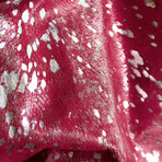 Natural Scotland Cowhide Rug // 5' X 7' (Black + Gold)