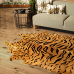 Natural Togo Cowhide Rug // 5' X 7' (Leopard)