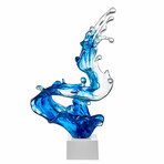 Braker Wave Sculpture //  Ocean Blue