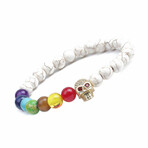Lucas Pine Bracelet // White + Multicolor