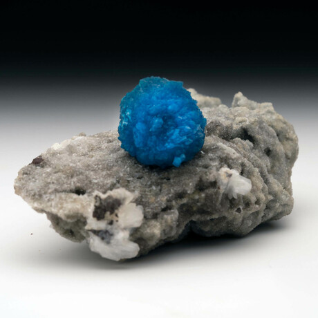 Cavansite And Stilbite On Matrix // Ver. 1