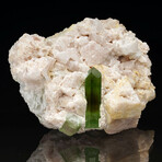 Green Tourmaline On Microcline