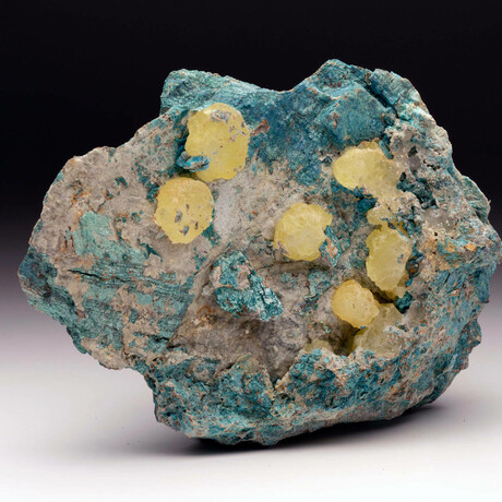 Brucite On Chrysocolla