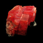 Rhodochrosite On Tetrahedrite And Quartz