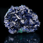 Azurite On Malachite