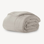Microfiber Down-Alternative Comforter // Khaki (Twin)