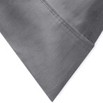 4-Piece 300 TC Percale Cotton Sheet Set // Charcoal (Full)
