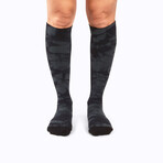 Tie Dye Companion Socks // Black (Small)