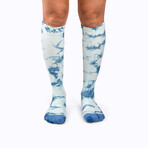 Tie Dye Companion Socks // 3 Pairs Socks // Rose + Harbor Blue + Lavender (Small)