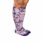 Tie Dye Companion Socks // 3 Pairs Socks // Rose + Harbor Blue + Lavender (Small)