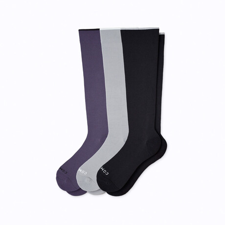 Solid Companion Socks // 3 Pairs Socks // Daily (Small)