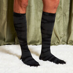 Tie Dye Companion Socks // Black (Small)