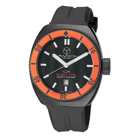 Avio Milano Quartz // AVI SUB BK OR
