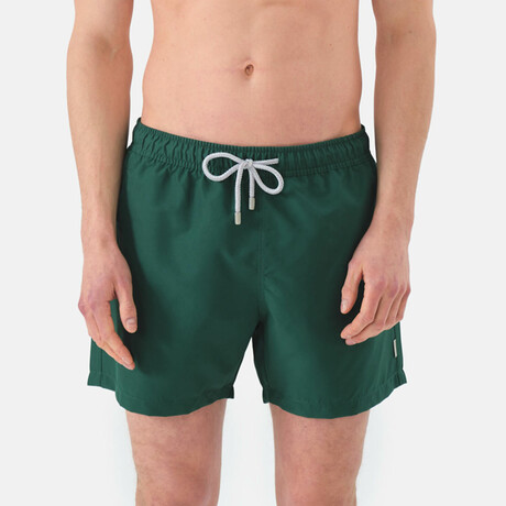 Riley Swim Shorts // Dark Green (S)