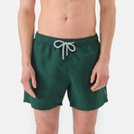 Riley Swim Shorts // Dark Green (M)