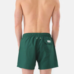 Riley Swim Shorts // Dark Green (M)