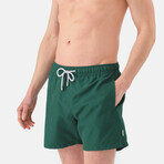 Riley Swim Shorts // Dark Green (M)