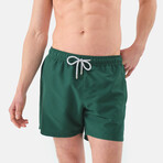 Riley Swim Shorts // Dark Green (M)