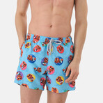 Elvis Swim Shorts // Multicolor (XL)