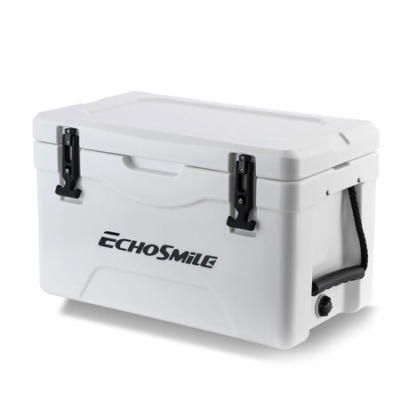 EchoSmile White Rotomolded Cooler // 40qt