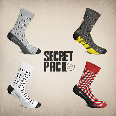 Secret Pack Socks // 4 Pairs