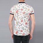 Sullivan Floral Polo // Cream (S)