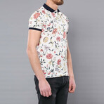Sullivan Floral Polo // Cream (S)