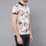 Howard Floral Polo // Ecru (S)
