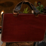 Chan Laptop Bag // Claret Red