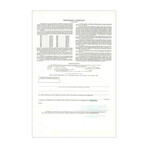 Monsanto Co. Stock Certificate // 10,000 Shares // Yellow // 1970s