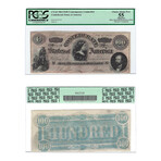 1864 Notes of the Confederacy // 8 Note Set // PCGS & PMG Certified // $1, $2, $5, $10, $20, $50, $100, $500