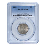 1899 Liberty Head Nickel // PCGS Certified MS64 // Deluxe Collector's Pouch
