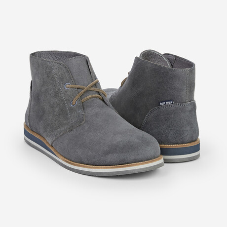 Adobe Desert Boots // Waxed Charcoal (US: 9)