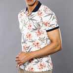 Brayan Floral Polo // Ecru (S)