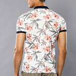 Brayan Floral Polo // Ecru (S)