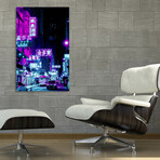 City Neon Night 2077 (8"H x 12"W x 0.75"D)