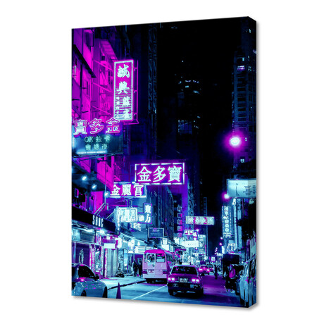 City Neon Night 2077 (8"H x 12"W x 0.75"D)